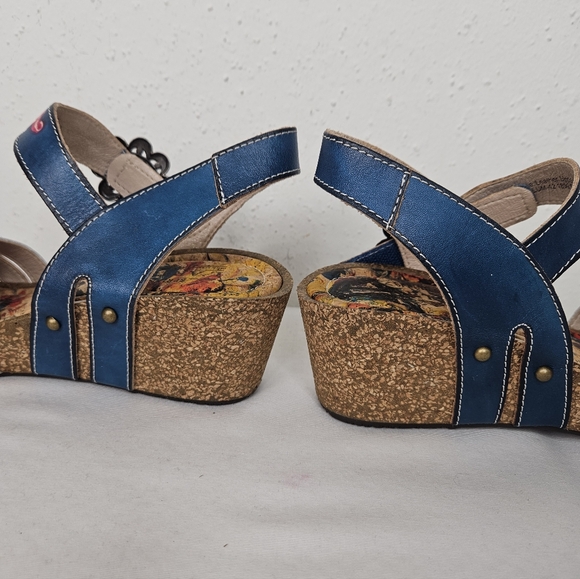 L'Artiste by Spring Step Bosquet Wedge Sandal Size EU 42 / US 10.5-11 - Picture 10 of 12